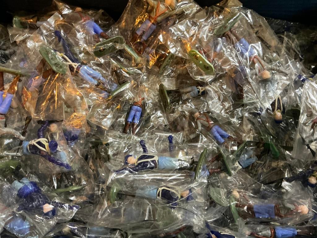 Lot van 200 vintage speelgoed soldaten soort van timpo toys, Collections, Jouets, Enlèvement ou Envoi, Comme neuf