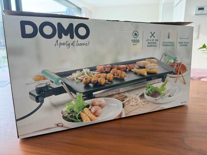 Domo DO1123TP teppanyaki grillplaat – NIEUW in doos, Electroménager, Plaques de gril, Neuf, Gril de table, Enlèvement