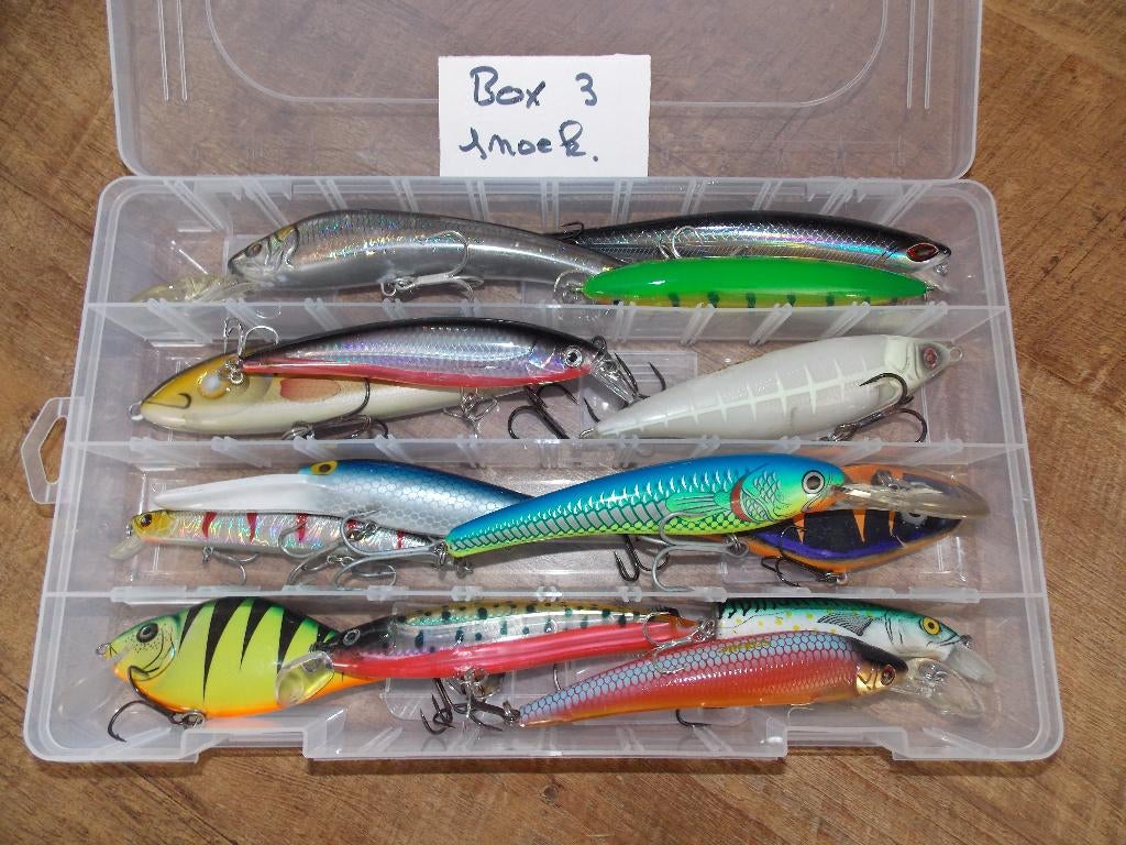 Boîtes à leurres Pike, Sports nautiques & Bateaux, Pêche à la ligne | Poissons prédateurs, Comme neuf, Ensemble complet, Enlèvement ou Envoi