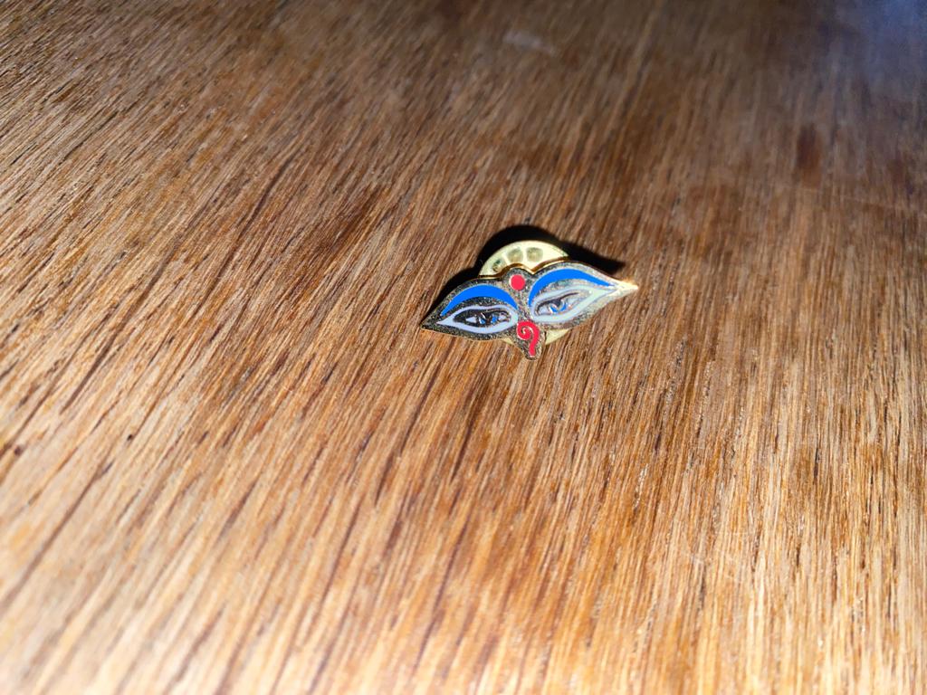 Pin’s Oeil du Bouddha vintage Collector ‘90s Rare ! TB état, Collections, Broches, Pins & Badges, Utilisé, Insigne ou Pin's, Autres sujets/thèmes