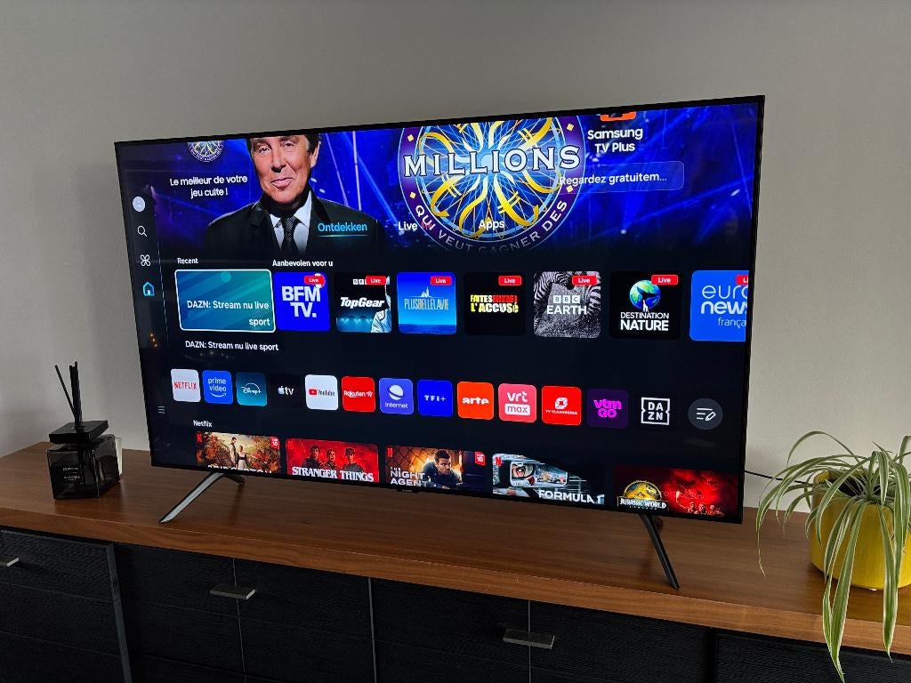 Samsung Smart Tv 4K chrystal HD scherm 55'' internet wifi, Audio, Tv en Foto, Televisies, Zo goed als nieuw, LED, 100 cm of meer