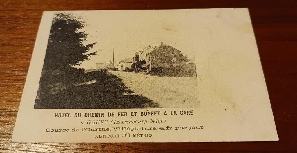 Gouvy Hotel du chemin de Fer et buffet a la Gare, Collections, Enlèvement ou Envoi