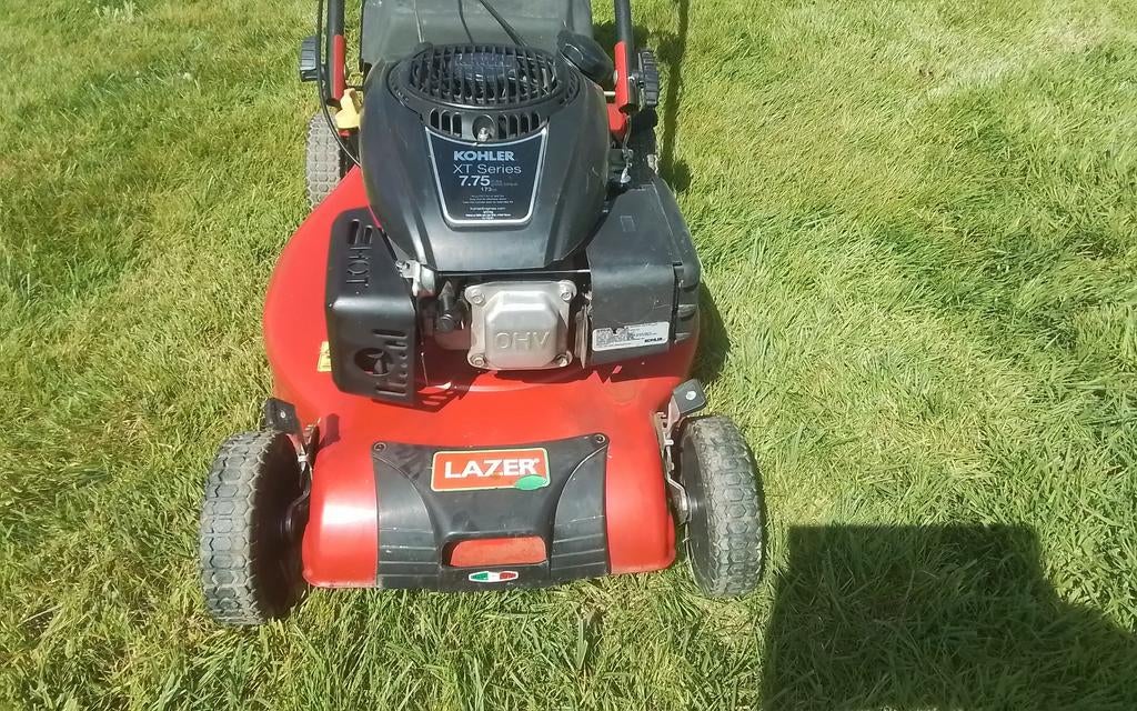 Grasmaaier Lazer met grasopvang, Ophalen