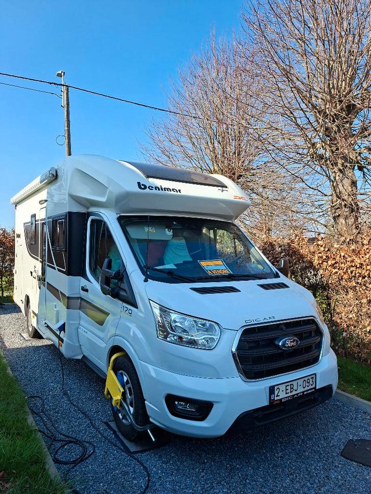 Camping car Bénimar Cocoon 2026 09/2023, Caravans en Kamperen, Mobilhomes, Particulier, tot en met 4, Half-integraal, Benimar