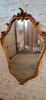 Miroir doré l or fin  ancien année 70