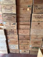 Mooie zeldzame collectie van oude wijnkisten, Ophalen, Zo goed als nieuw