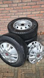 4 stalen velgen +banden  15'' 5x118  ET68, 15 pouces, Pneus et Jantes, 215 mm, Pneus été