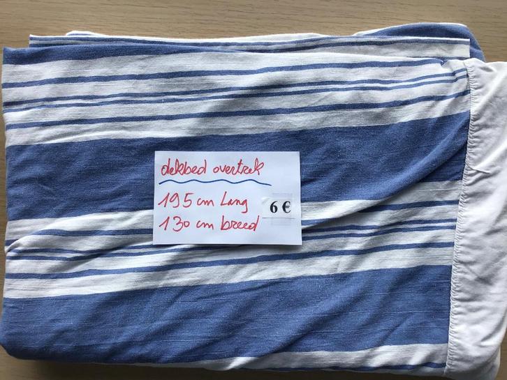 Housse de couette de 195 cm et 130 cm de large, Maison & Meubles, Chambre à coucher | Linge de lit, Comme neuf, Enlèvement ou Envoi