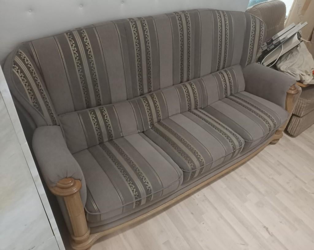 3 zits bank,sofa,zetel,bankstel met hoge zit € 175,-, Ophalen, 150 tot 200 cm, Driepersoons, 75 tot 100 cm