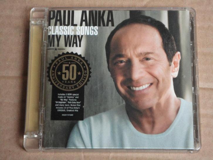 2CD - PAUL ANKA – Classic Songs My Way, CD & DVD, CD | Pop, Enlèvement ou Envoi