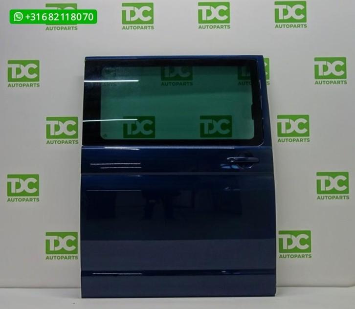 Volkswagen Transporter T5 ('03-'09) Schuifdeur rechts blauw, Auto-onderdelen, Carrosserie, Deur, Volkswagen, Rechts, Gebruikt