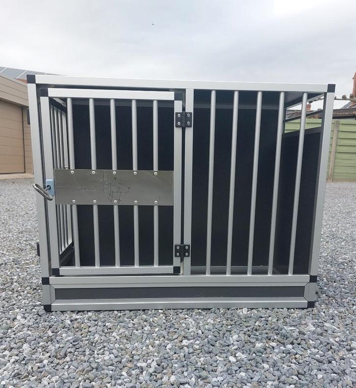 Bench Ravenstein 2 deuren > kan in de lengte & breedte open, Animaux & Accessoires, Caisses pour chiens, Comme neuf, Enlèvement