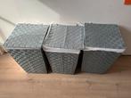 3 stoffen wasmanden, Ophalen, Zo goed als nieuw