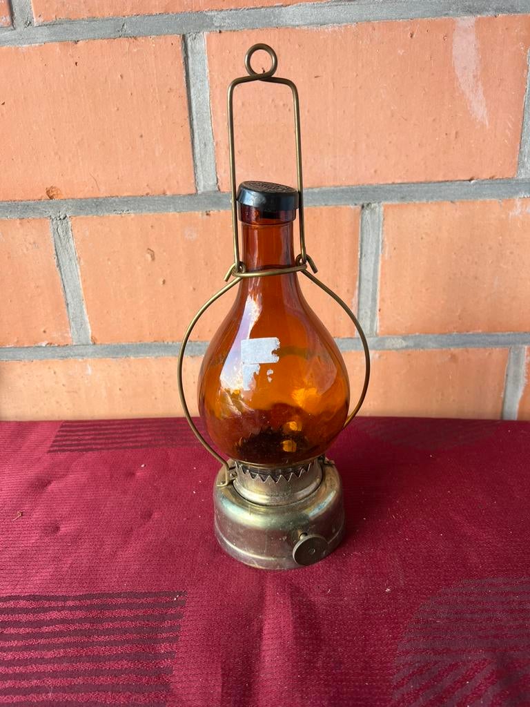 Olielamp als muziek doos, Antiek en Kunst, Ophalen of Verzenden