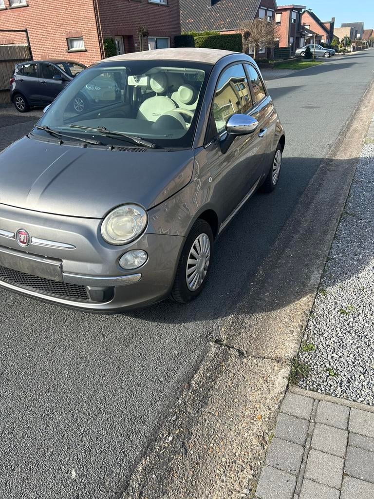 Fiat cabrio, Voorwielaandrijving, Stof, Beige, Handgeschakeld