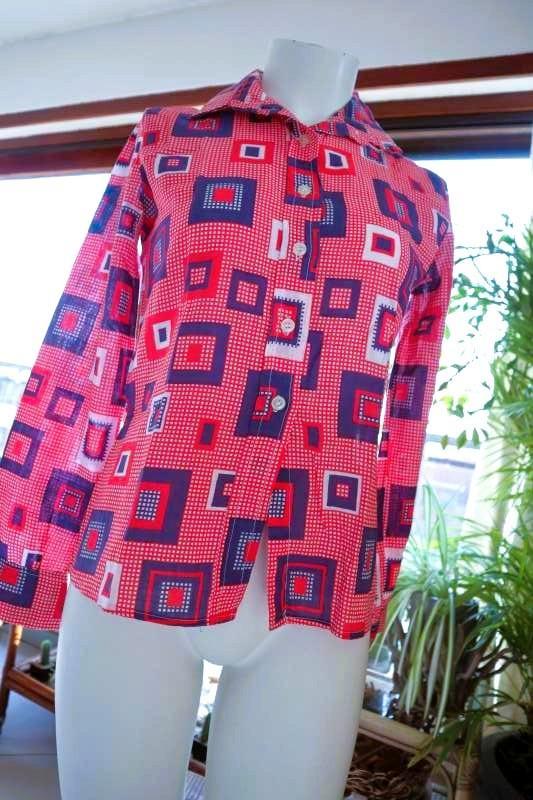 bijzonder retro blouse van 1986, Vêtements | Femmes, Blouses & Tuniques, Porté, Taille 36 (S), Autres couleurs, Enlèvement ou Envoi