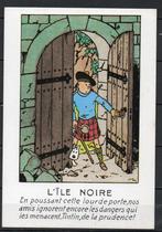 Carte postale : Hergé : Tintin/ L'île noire, Enlèvement