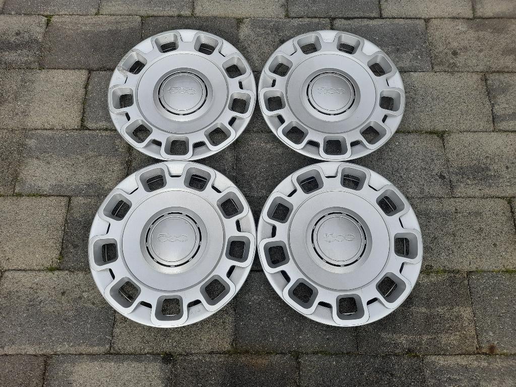 Te koop set wieldoppen 15 inch voor Fiat 500, Ophalen, Gebruikt