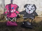 Chaises de camping enfants pliables chien et lapin neuve, Tickets en Kaartjes