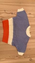 CKS topje XXS lichtblauw beige koraal kort model, Kinderen en Baby's, Ophalen of Verzenden, Zo goed als nieuw, Meisje, Shirt of Longsleeve