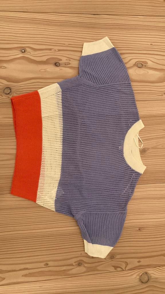 CKS topje XXS lichtblauw beige koraal kort model, Enfants & Bébés, Vêtements enfant | Taille 152, Comme neuf, Fille, Chemise ou À manches longues