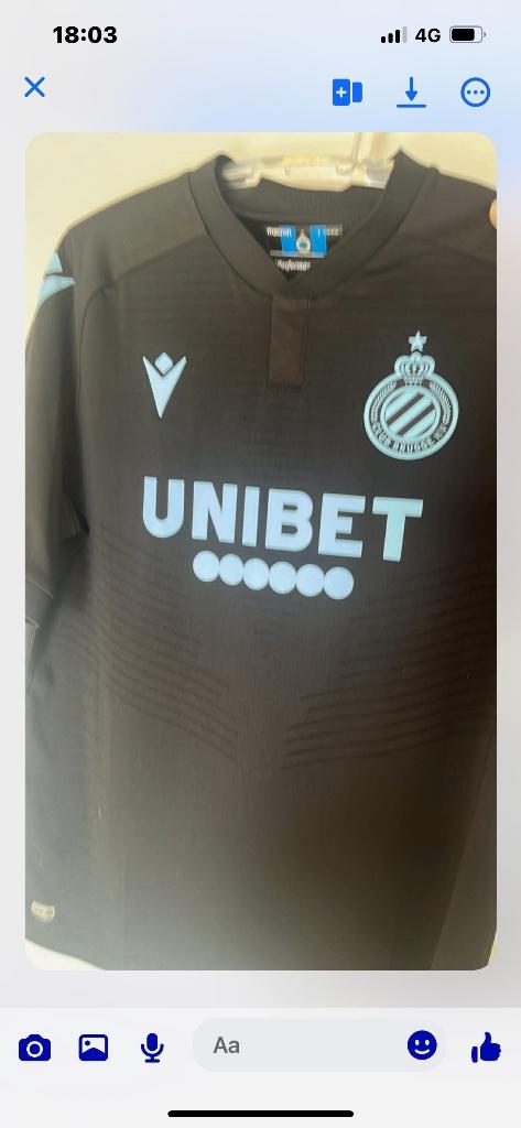 Shirt Club Brugge, Sport en Fitness, Voetbal, Maat M, Ophalen of Verzenden, Gebruikt, Shirt