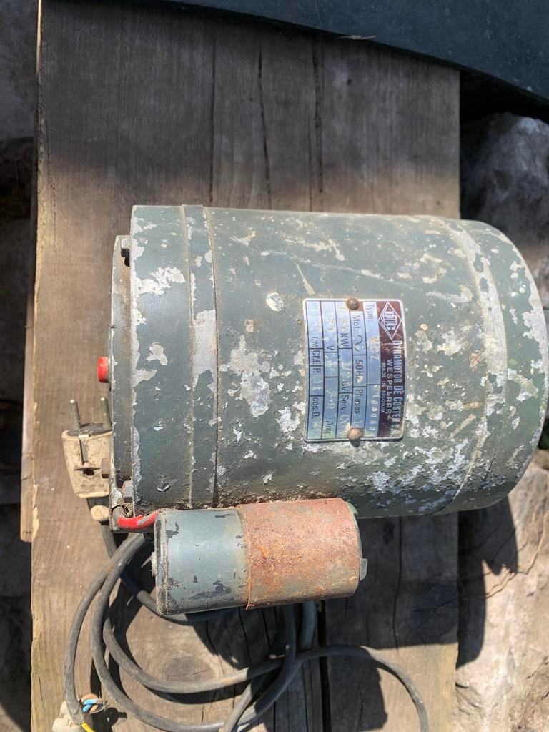 Elektrische motor 220v 1/2pk, Bricolage & Construction, Moteurs, Enlèvement, Comme neuf