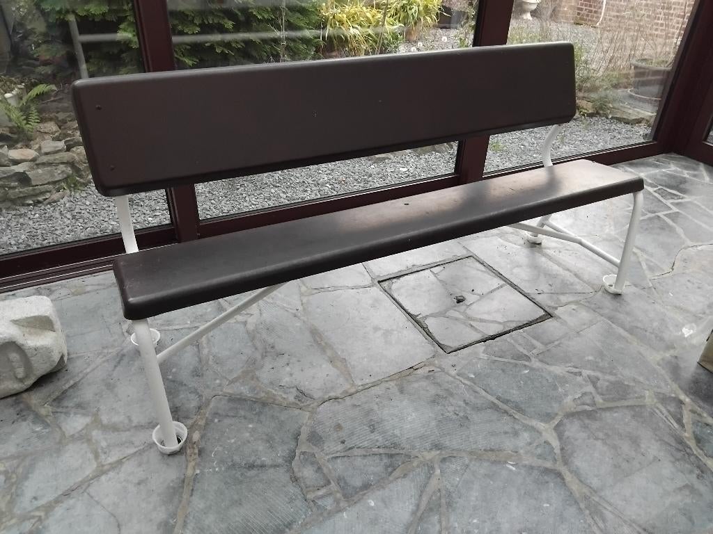 banc en fer PVC, Jardin & Terrasse, Bancs de jardin, Enlèvement