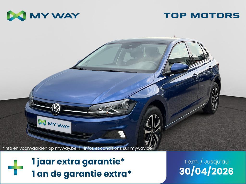 Volkswagen Polo AUTOMAAT*95PK*PANODAK*CARPLAY*CAMERA*, Automaat, 129 g/km, Elektrische ramen, Zilver of Grijs