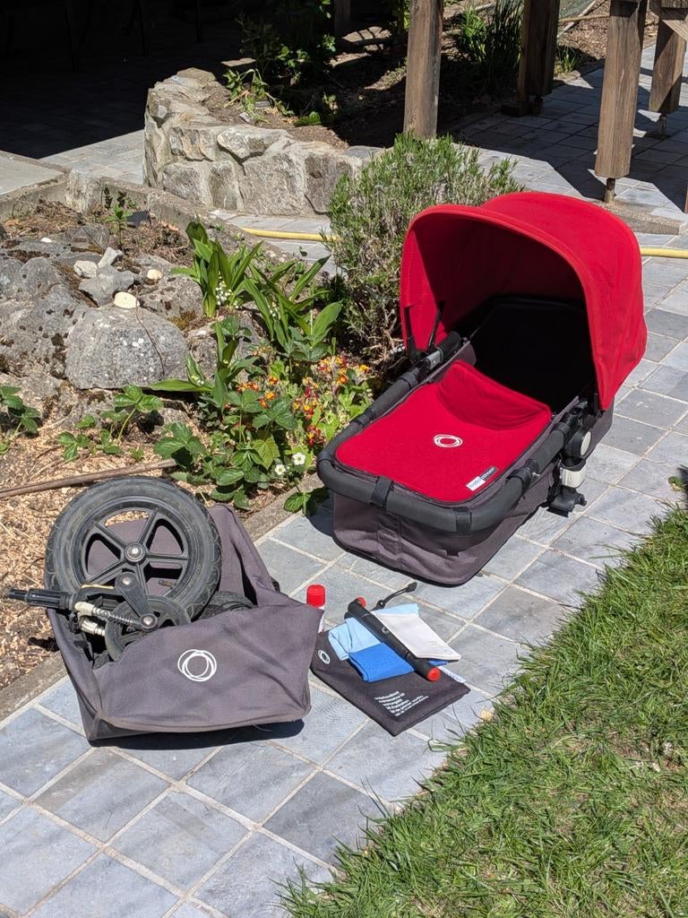 Nacelle Bugaboo et roues Bugaboo gecko