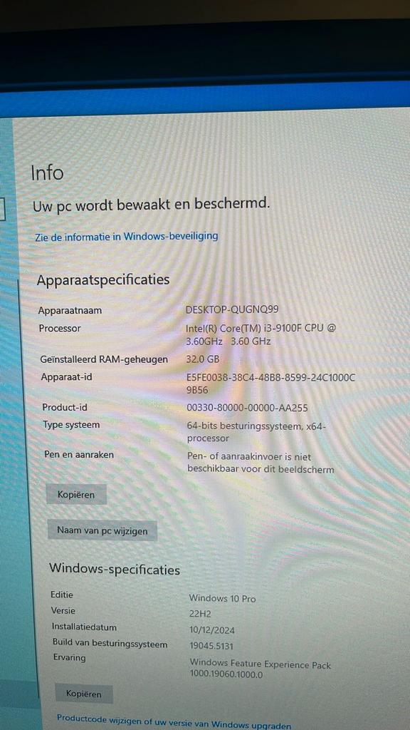 Gaming pc 12gb ram AMD radeon rx 6600 met computerscherm, Computers en Software, Ophalen, Zo goed als nieuw