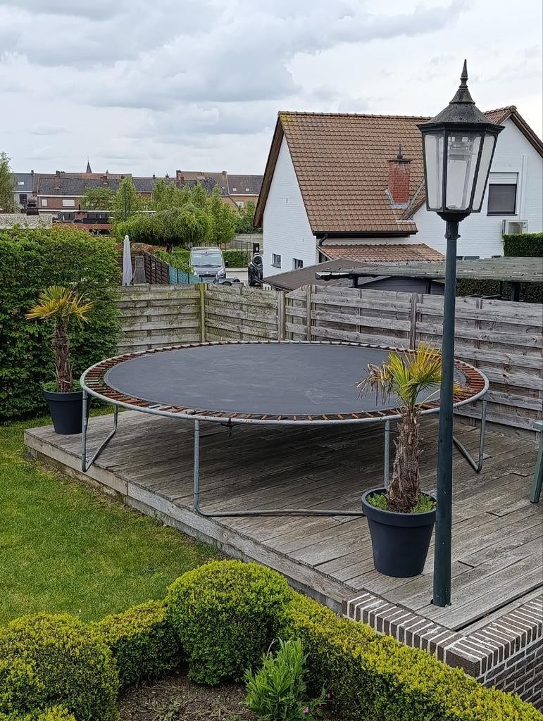 2 trampolines te koop, Kinderen en Baby's, Speelgoed | Buiten | Trampolines, Ophalen