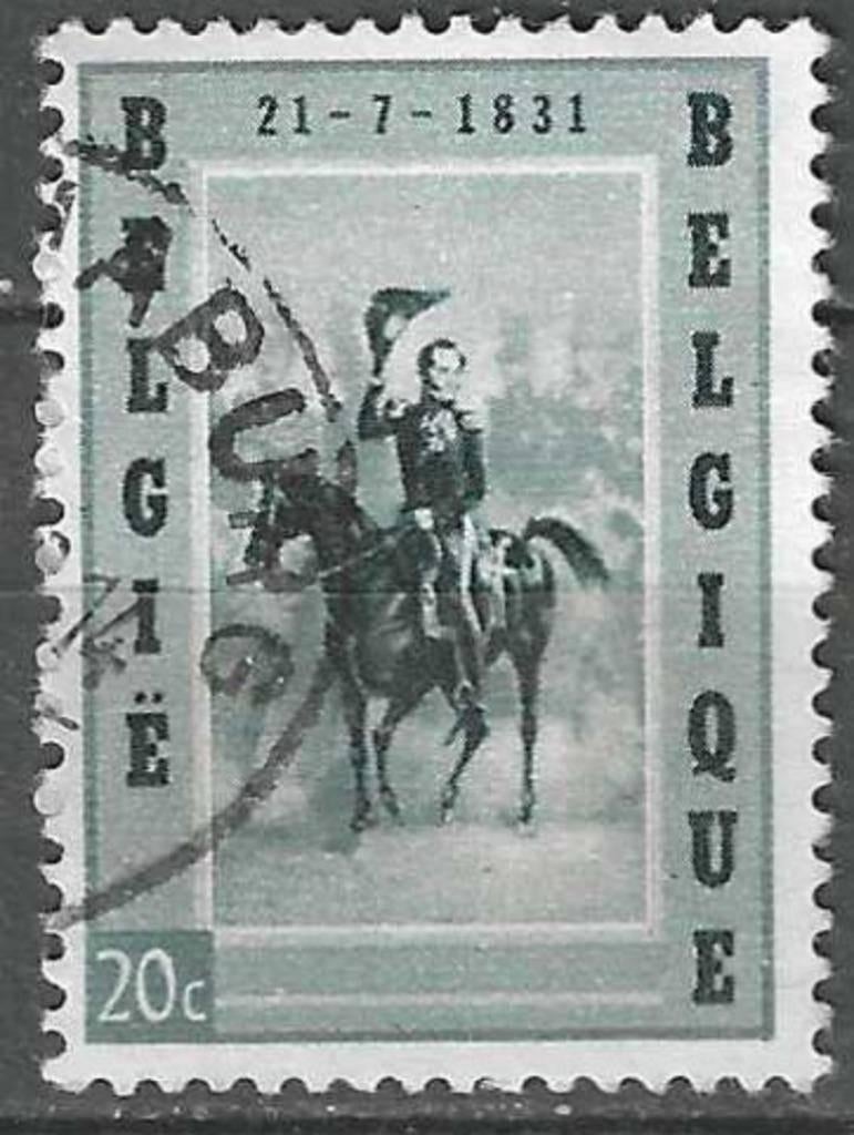Belgie 1957 - Yvert/OBP 1020 - Dag van de postzegel (ST), Verzenden, Gestempeld, Gestempeld, Koninklijk huis