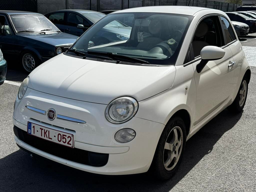 Fiat 500//Boite Automatique//start stop//White/interieur Red, Euro 5, Achat, Carnet d'entretien, Autres couleurs