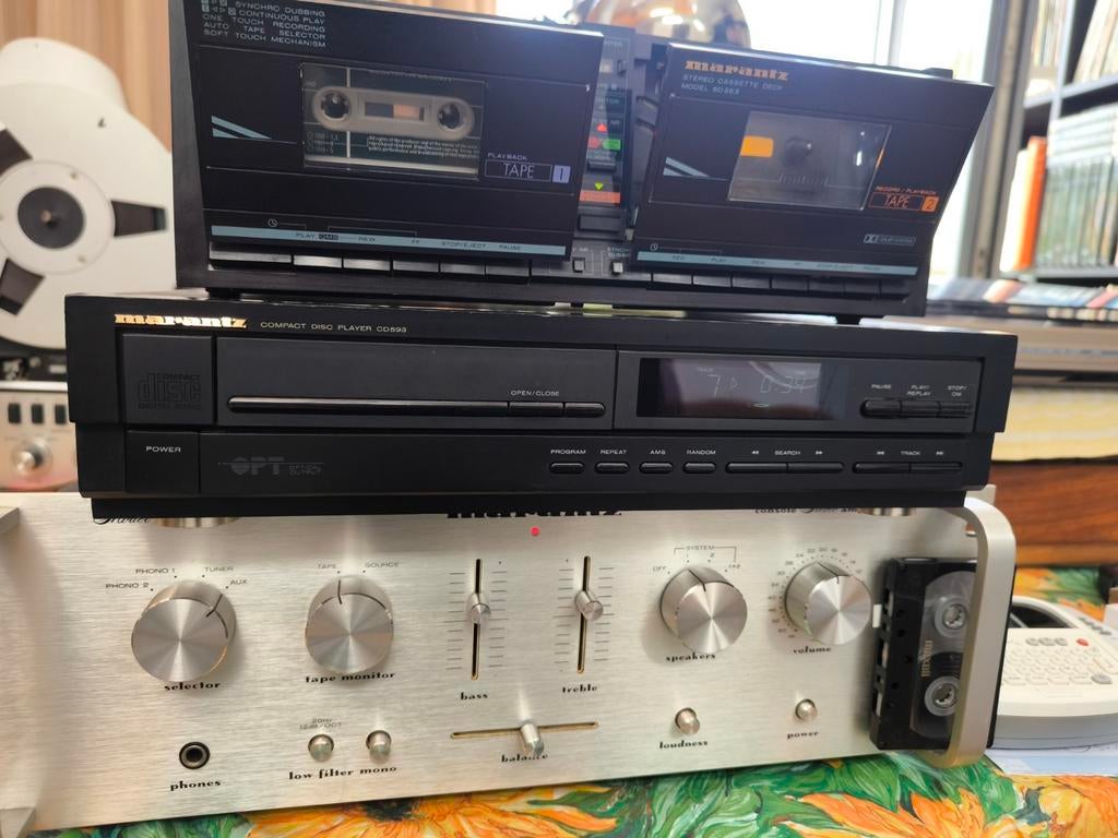 marantz vintage chaine hifi, TV, Hi-fi & Vidéo, Chaîne Hi-fi, Enlèvement