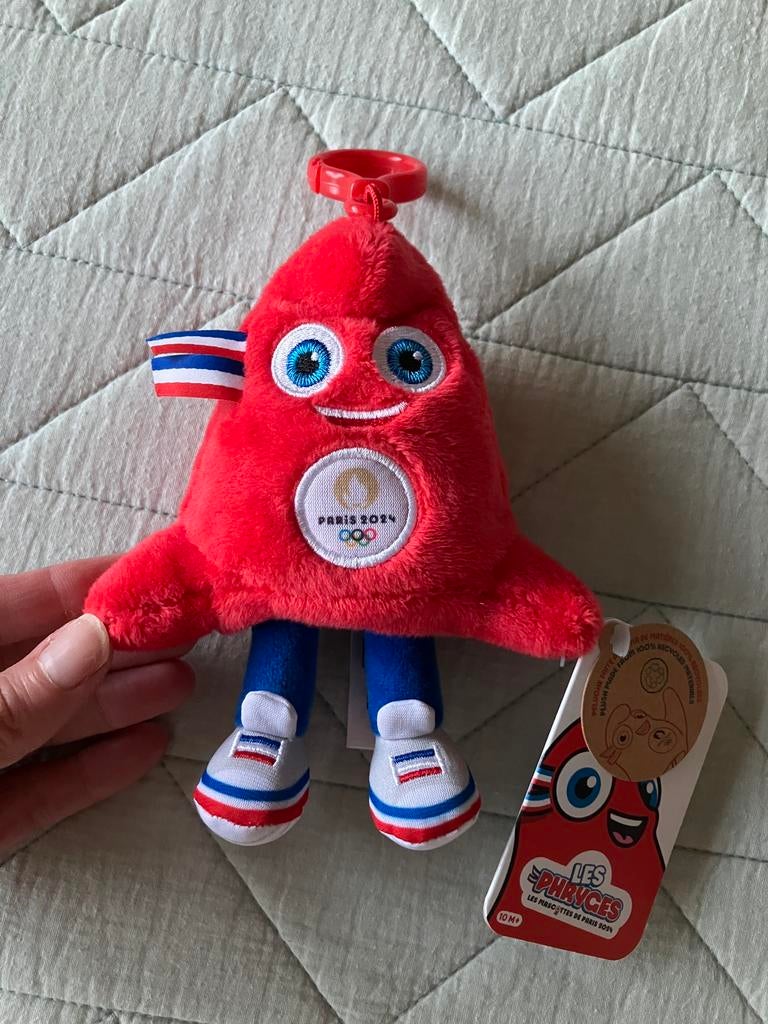 Officiële mascotte Les Phryges Olympische Spelen Parijs 2024, Verzamelen, Sportartikelen en Voetbal, Ophalen of Verzenden, Zo goed als nieuw