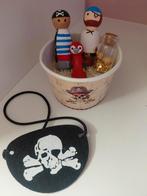 Piraten set pegdolls met oogmasker, Ophalen of Verzenden