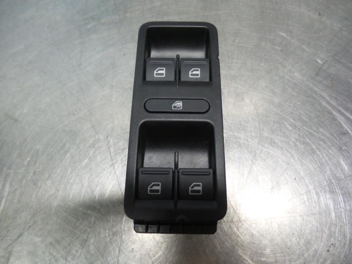 Elektrisch Raam Schakelaar van een Volkswagen Polo (Polo 09-, Auto-onderdelen, Dashboard en Schakelaars, Gebruikt, 3 maanden garantie
