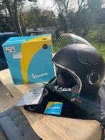 Vespa VJ Mat Zwarte Scooter Brommer Helm Small ZGAN, Enlèvement ou Envoi, Comme neuf, Small