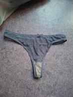 Zwarte string, Kleding | Dames, Ondergoed en Lingerie, Ophalen of Verzenden, String