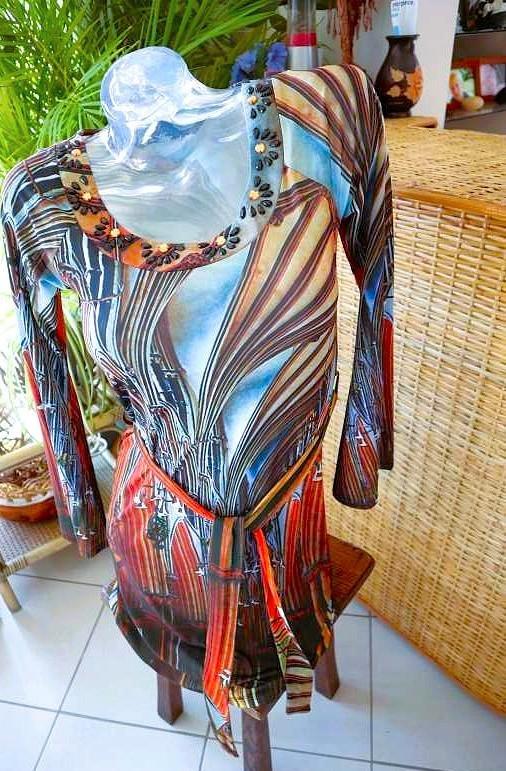 kleurrijk aansluitend uniek leuke jurk, Vêtements | Femmes, Robes, Comme neuf, Taille 38/40 (M), Autres couleurs, Longueur genou