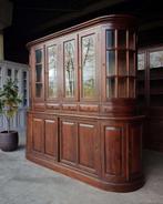 Oude Buffetkast | Ronde Servieskast | Toonkast Vitrine #5241, Ophalen of Verzenden