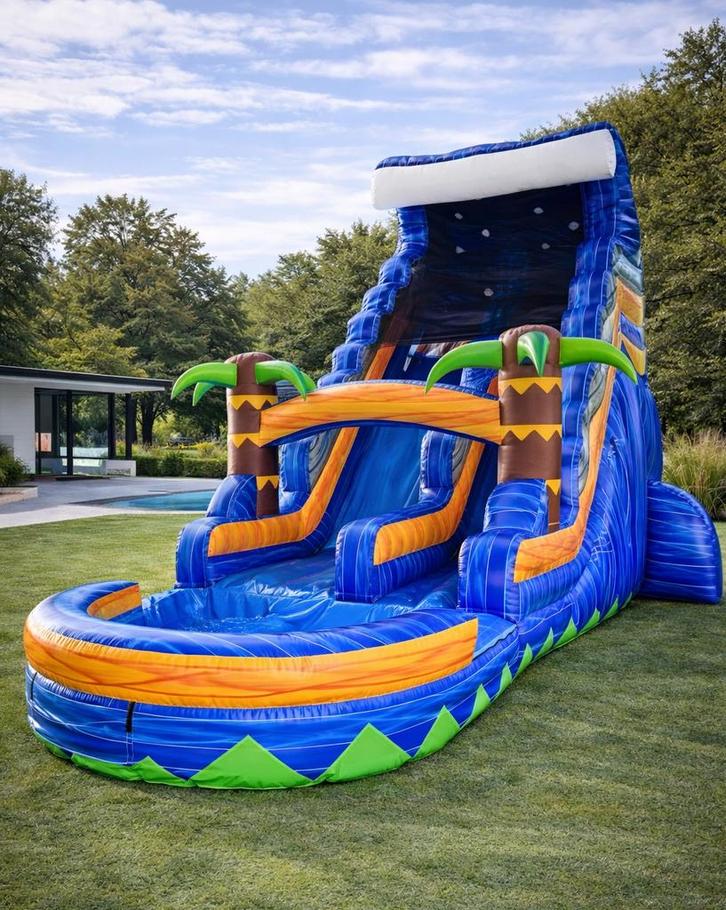 Springaksteel te koop, Kinderen en Baby's, Speelgoed | Buiten | Springkussens, Zo goed als nieuw, Ophalen