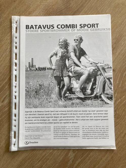 Unieke Map met documentatie Batavus Combi Sport bromfietsen, Fietsen en Brommers, Handleidingen en Instructieboekjes, Verzenden