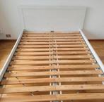 Leenbakker bed massief hout wit + bedbodems 140/200 nieuw, Huis en Inrichting, Ophalen, Zo goed als nieuw
