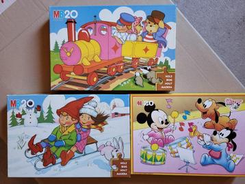 Set van 3 puzzels van 20 stuks beschikbaar voor biedingen