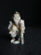 netsuke houthakker japan, Ophalen of Verzenden
