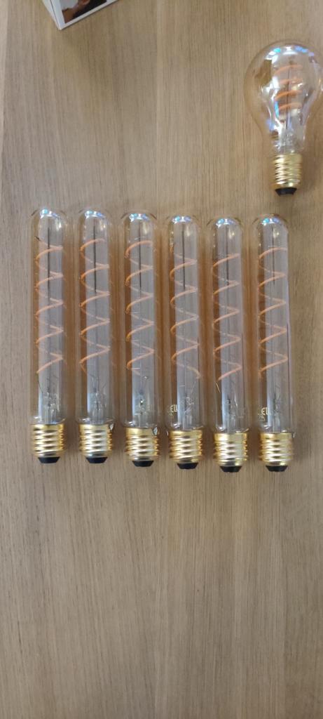 LED Filament buislampen en normale lampen 1800K, Maison & Meubles, Lampes | Lampes en vrac, Comme neuf, Ampoule LED, Moins de 30 watts