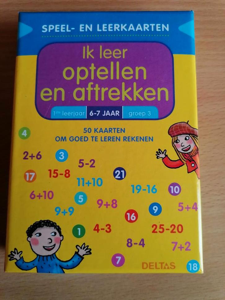 Speel- en leerkaarten - Ik leer optellen en aftrekken (6-7 j, Boeken, Kinderboeken | Jeugd | onder 10 jaar, Ophalen