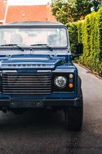 Land Rover Defender 90 // 2,2 EURO 5 // SOFTTOP, Auto's, 90 kW, Euro 5, Zwart, Blauw